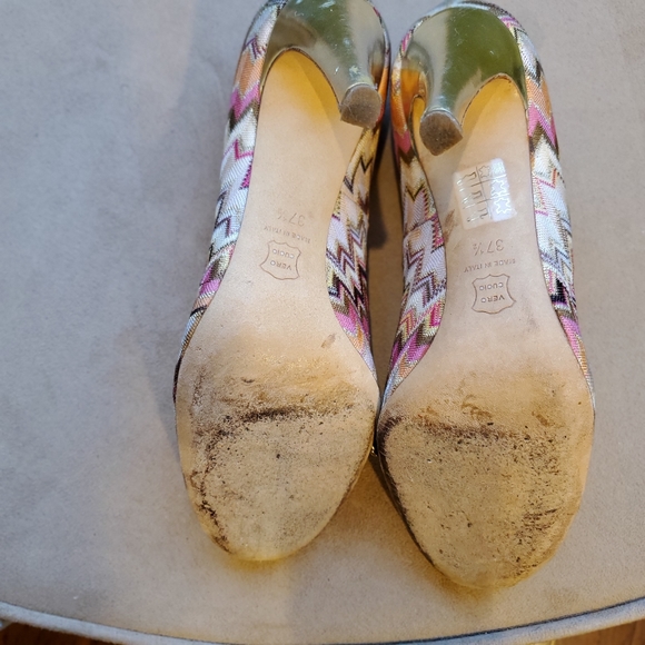 MISSONI Pink Multi Pump - Picture 4 of 5